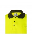VL CUPID LARGE Polo bicolor ojo de pajaro 160g m con manga corta en poliester 100