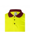 VL CUPID LARGE Polo bicolor ojo de pajaro 160g m con manga corta en poliester 100