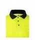 VL VULCAN Polo bicolor ojo de pajaro 160g m con manga larga en poliester 100