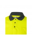 VL VULCAN Polo bicolor ojo de pajaro 160g m con manga larga en poliester 100