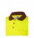 VL VULCAN Polo bicolor ojo de pajaro 160g m con manga larga en poliester 100