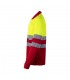 VL VULCAN LARGE Polo bicolor ojo de pajaro 160g m con manga larga en poliester 100