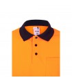 VL VULCAN LARGE Polo bicolor ojo de pajaro 160g m con manga larga en poliester 100