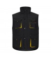 VL NERGAL Chaleco acolchado bicolor multibolsillos 120g m en poliester 100