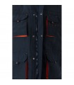 VL NERGAL Chaleco acolchado bicolor multibolsillos 120g m en poliester 100