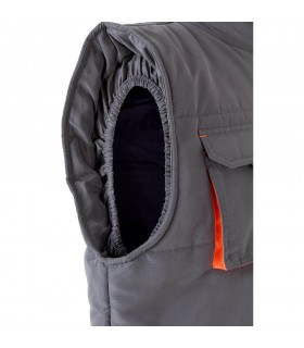 VL NERGAL Chaleco acolchado bicolor multibolsillos 120g m en poliester 100