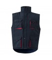 VL NERGAL Chaleco acolchado bicolor multibolsillos 120g m en poliester 100