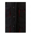VL NERGAL Chaleco acolchado bicolor multibolsillos 120g m en poliester 100