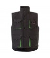 VL NERGAL Chaleco acolchado bicolor multibolsillos 120g m en poliester 100
