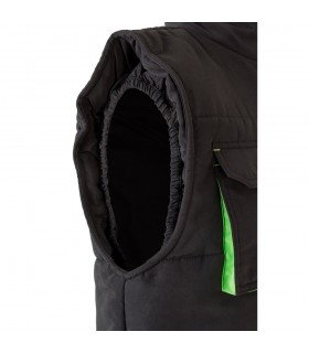 VL NERGAL Chaleco acolchado bicolor multibolsillos 120g m en poliester 100