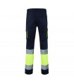 VL ZEUS Pantalon elastico multibolsillos bicolor 240 g m en algodon 46 EME 38 y poliester 16 