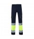 VL ZEUS Pantalon elastico multibolsillos bicolor 240 g m en algodon 46 EME 38 y poliester 16 