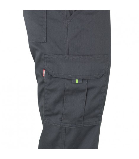 VL ZEUS Pantalon elastico multibolsillos bicolor 240 g m en algodon 46 EME 38 y poliester 16 