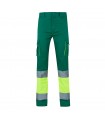 VL ZEUS Pantalon elastico multibolsillos bicolor 240 g m en algodon 46 EME 38 y poliester 16 