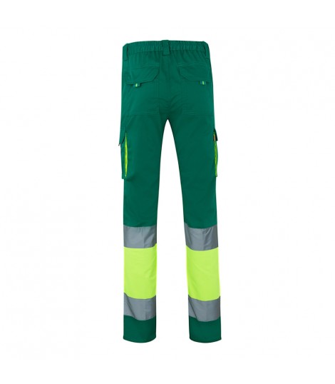 VL ZEUS Pantalon elastico multibolsillos bicolor 240 g m en algodon 46 EME 38 y poliester 16 