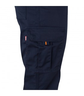 VL ZEUS Pantalon elastico multibolsillos bicolor 240 g m en algodon 46 EME 38 y poliester 16 