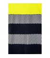 VL ACHELOUS Polo de pique bicolor 150g m con manga corta en algodon 55 y poliester 45