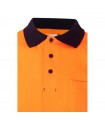 VL ACHELOUS Polo de pique bicolor 150g m con manga corta en algodon 55 y poliester 45