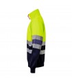 VL THOR Sudadera bicolor 300g m en tejido polar de poliester 100