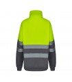 VL THOR Sudadera bicolor 300g m en tejido polar de poliester 100