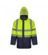 VL JUNO Parka 4 en 1 bicolor 180g m en poliester 100 con revestimiento de PU
