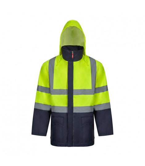 VL JUNO Parka 4 en 1 bicolor 180g m en poliester 100 con revestimiento de PU