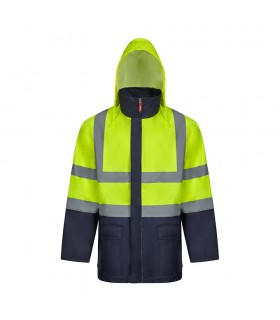 VL JUNO Parka 4 en 1 bicolor 180g m en poliester 100 con revestimiento de PU
