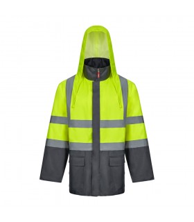 VL JUNO Parka 4 en 1 bicolor 180g m en poliester 100 con revestimiento de PU