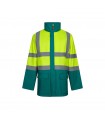 VL JUNO Parka 4 en 1 bicolor 180g m en poliester 100 con revestimiento de PU