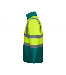 VL JUNO Parka 4 en 1 bicolor 180g m en poliester 100 con revestimiento de PU