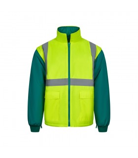 VL JUNO Parka 4 en 1 bicolor 180g m en poliester 100 con revestimiento de PU