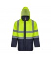 VL JUNO LARGE Parka 4 en 1 bicolor 180g m en poliester 100 con revestimiento de PU