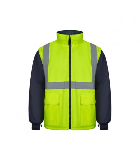 VL JUNO LARGE Parka 4 en 1 bicolor 180g m en poliester 100 con revestimiento de PU
