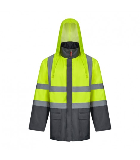 VL JUNO LARGE Parka 4 en 1 bicolor 180g m en poliester 100 con revestimiento de PU