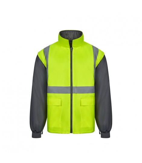 VL JUNO LARGE Parka 4 en 1 bicolor 180g m en poliester 100 con revestimiento de PU