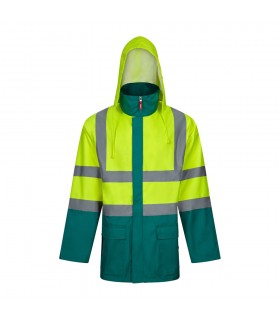 VL JUNO LARGE Parka 4 en 1 bicolor 180g m en poliester 100 con revestimiento de PU