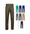 VL AINE Pantalon multibolsillos de sarga 190g m en algodon 20 y poliester 80