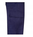 VL AINE Pantalon multibolsillos de sarga 190g m en algodon 20 y poliester 80