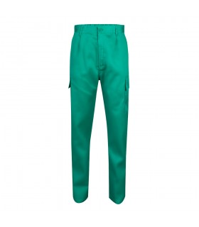VL AINE Pantalon multibolsillos de sarga 190g m en algodon 20 y poliester 80