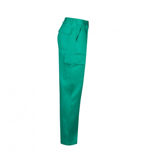 VL AINE Pantalon multibolsillos de sarga 190g m en algodon 20 y poliester 80