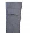 VL AINE Pantalon multibolsillos de sarga 190g m en algodon 20 y poliester 80