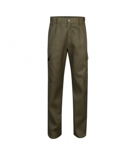 VL AINE Pantalon multibolsillos de sarga 190g m en algodon 20 y poliester 80