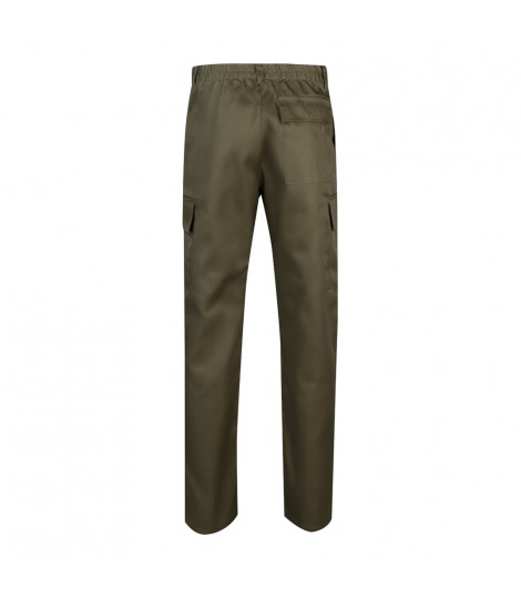 VL AINE Pantalon multibolsillos de sarga 190g m en algodon 20 y poliester 80