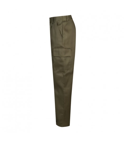VL AINE Pantalon multibolsillos de sarga 190g m en algodon 20 y poliester 80