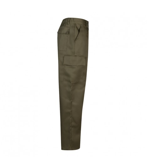VL AINE Pantalon multibolsillos de sarga 190g m en algodon 20 y poliester 80