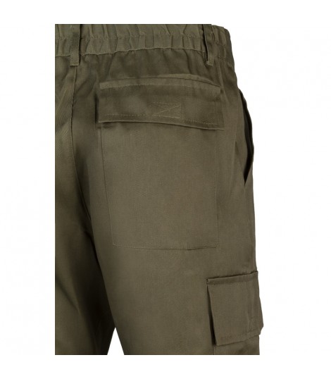 VL AINE Pantalon multibolsillos de sarga 190g m en algodon 20 y poliester 80
