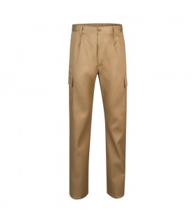 VL AINE Pantalon multibolsillos de sarga 190g m en algodon 20 y poliester 80