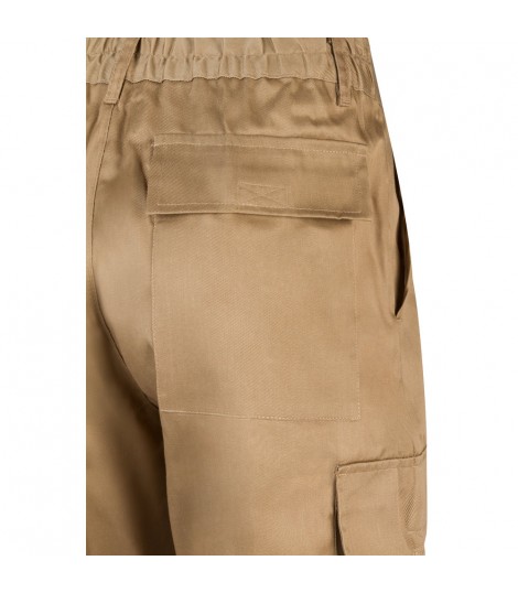 VL AINE Pantalon multibolsillos de sarga 190g m en algodon 20 y poliester 80