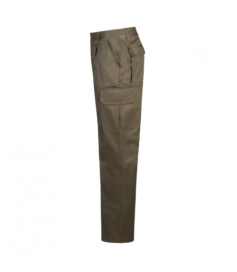VL MABON Pantalon multibolsillos de sarga 200g m en algodon 35 y poliester 65