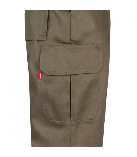 VL MABON Pantalon multibolsillos de sarga 200g m en algodon 35 y poliester 65